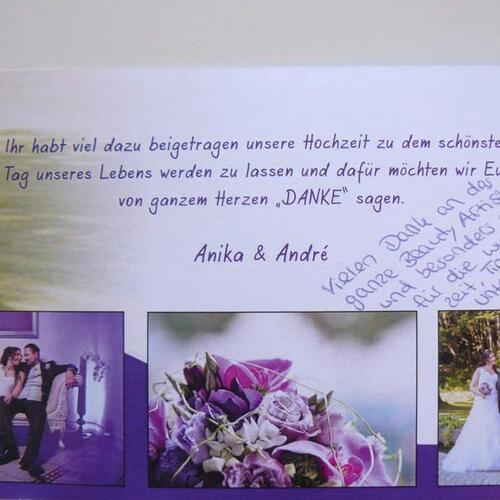 Zufriedene Brautpaare