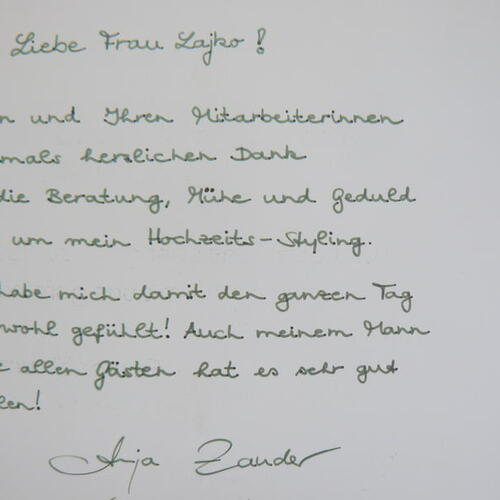 Zufriedene Brautpaare