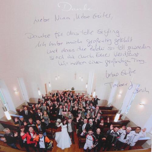 Zufriedene Brautpaare