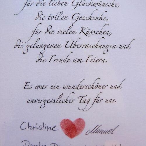 Zufriedene Brautpaare