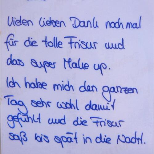 Zufriedene Brautpaare