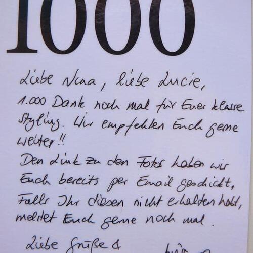 Zufriedene Brautpaare