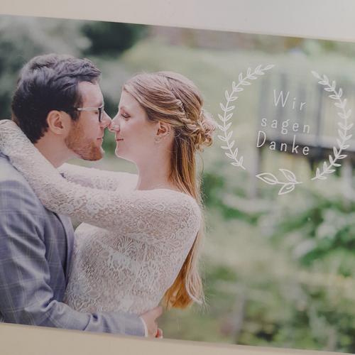 Zufriedenes Brautpaar