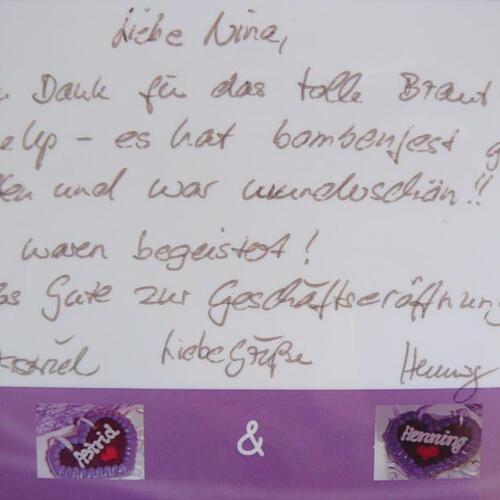 Zufriedene Brautpaare